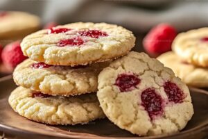 Raspberry Vanilla Butter Cookies Recipe