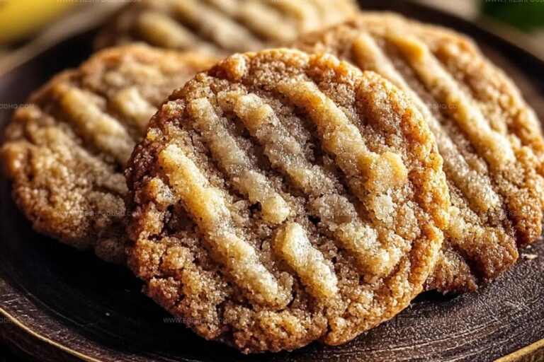 Banana Bread Cookies (6 Ingredients) Recipe