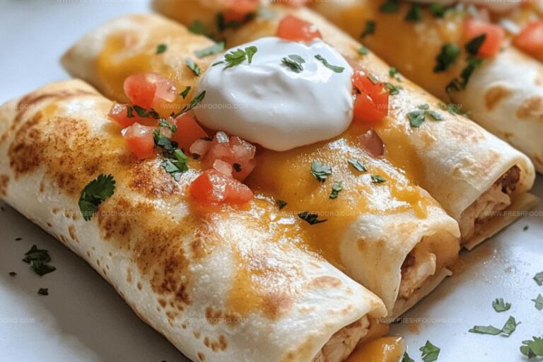 Baked Chicken Chimichangas Recipe