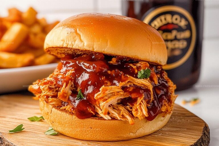 Slow Cooker Fireball BBQ Pulled Chicken Recipe