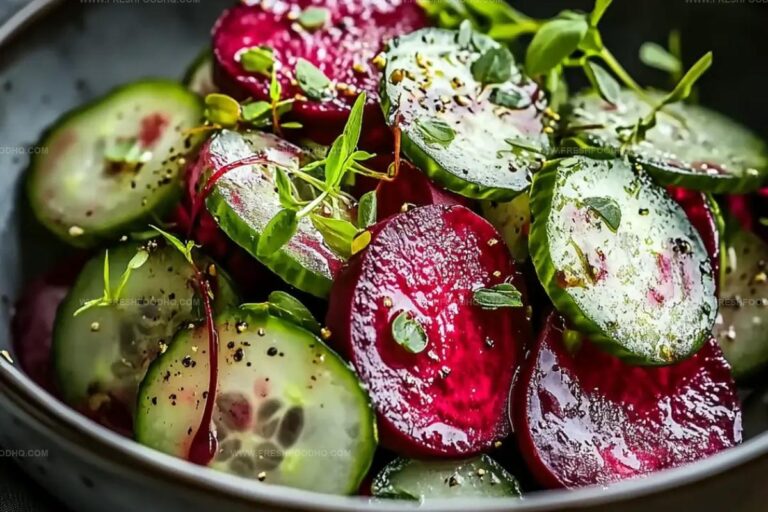 Crisp Cucumber And Beetroot Salad Recipe
