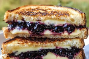 Balsamic Blackberry Bliss Grilled Cheese Recipe