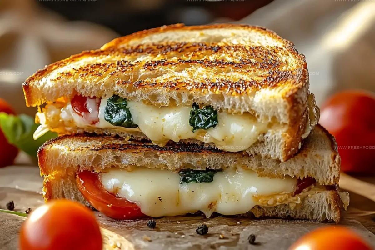 Mediterranean Grilled Cheese Sandwich Recipe