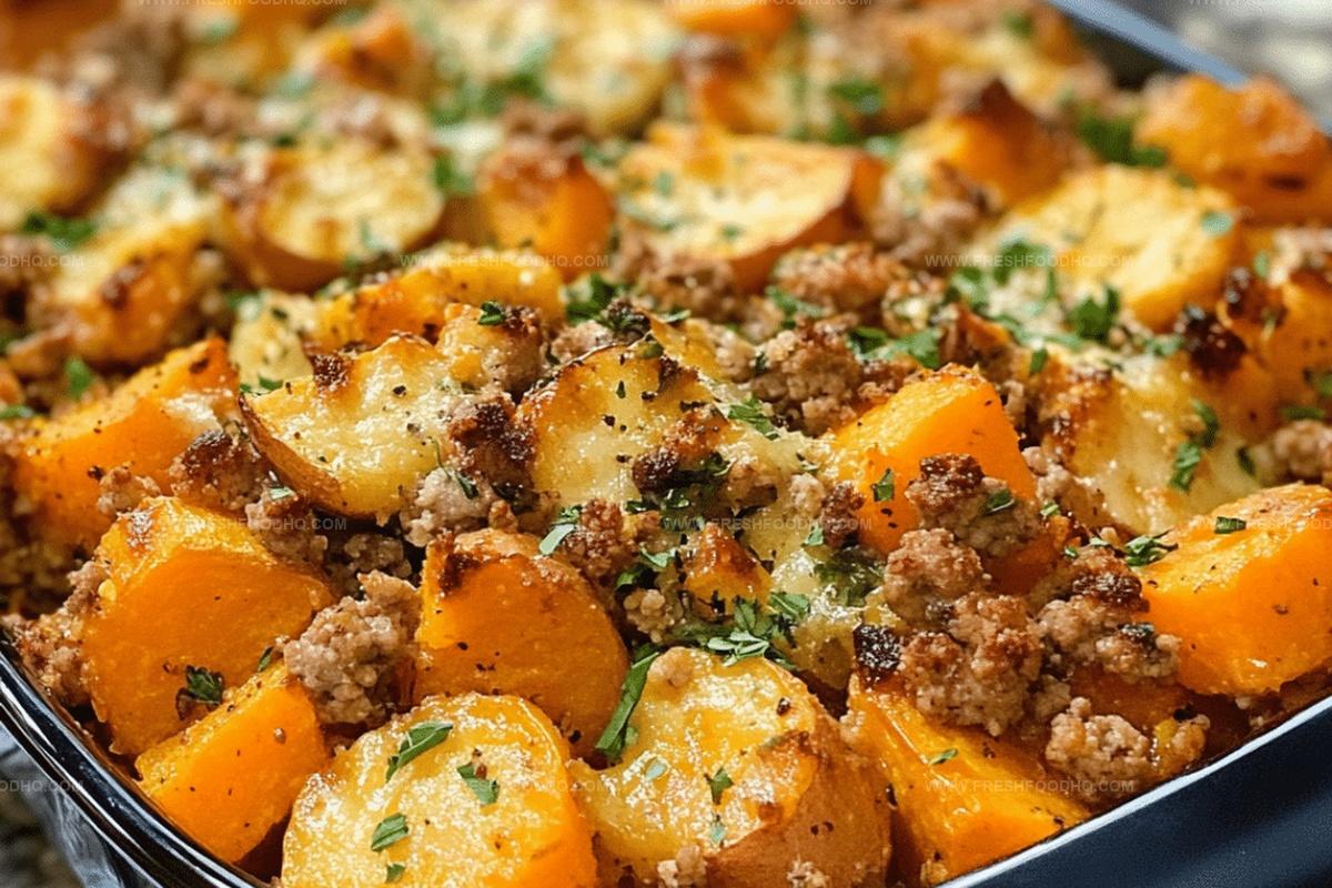 Ground Turkey Sweet Potato Bake Recipe