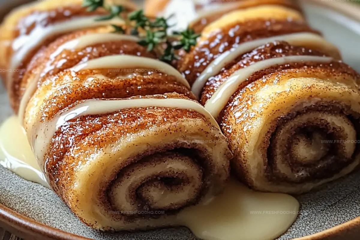 Cinnamon Roll French Toast Roll-Ups Recipe