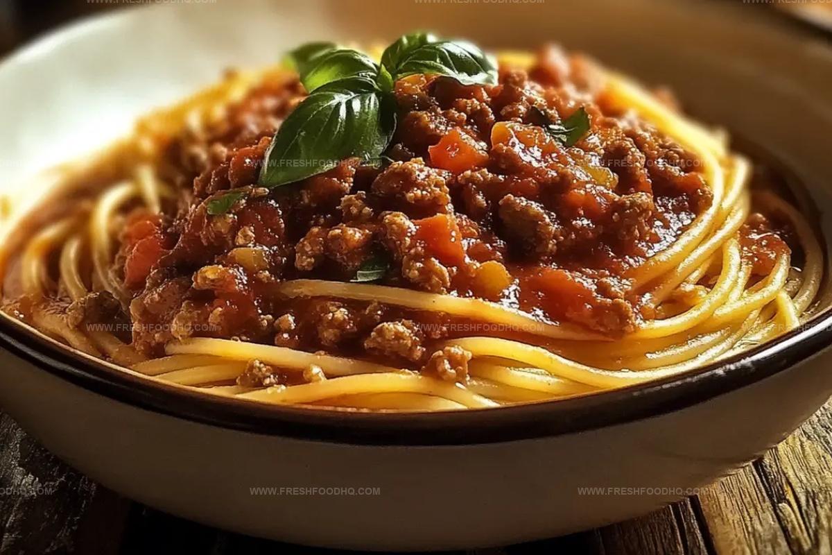 Spaghetti Meat Sauce Recipe
