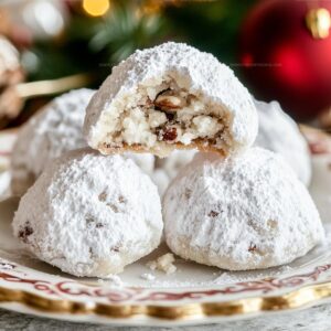 Buttery Pecan Snowball Cookies Recipe