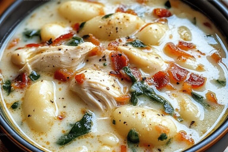 Chicken and Bacon Gnocchi Soup Recipe