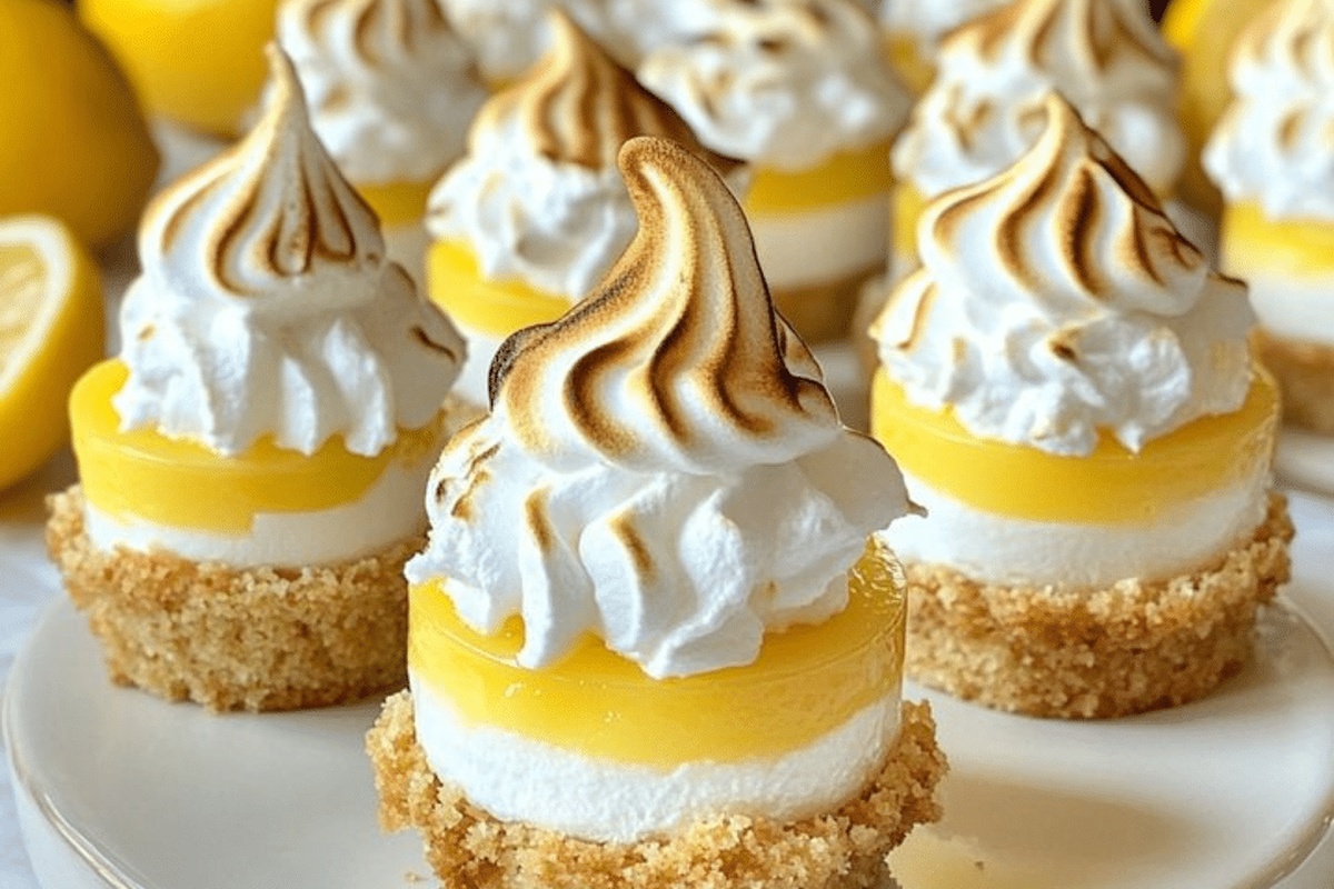Mini Lemon Meringue Cheesecakes Recipe