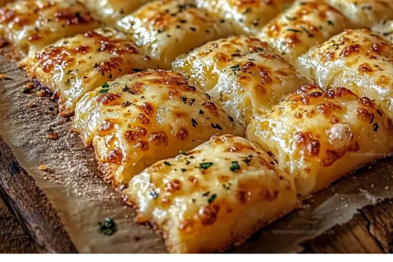 Homemade Cheesy Garlic Breadsticks Recipe