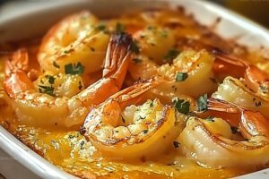 Baked Butter Lemon Shrimp Recipe
