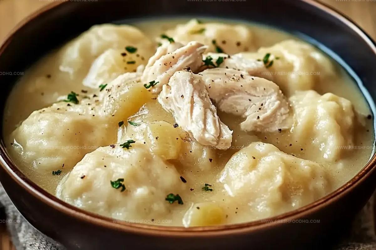 Slow Cooker Chicken & Dumplings Recipe