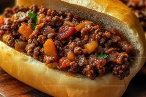 Philly Cheesesteak Sloppy Joes Recipe