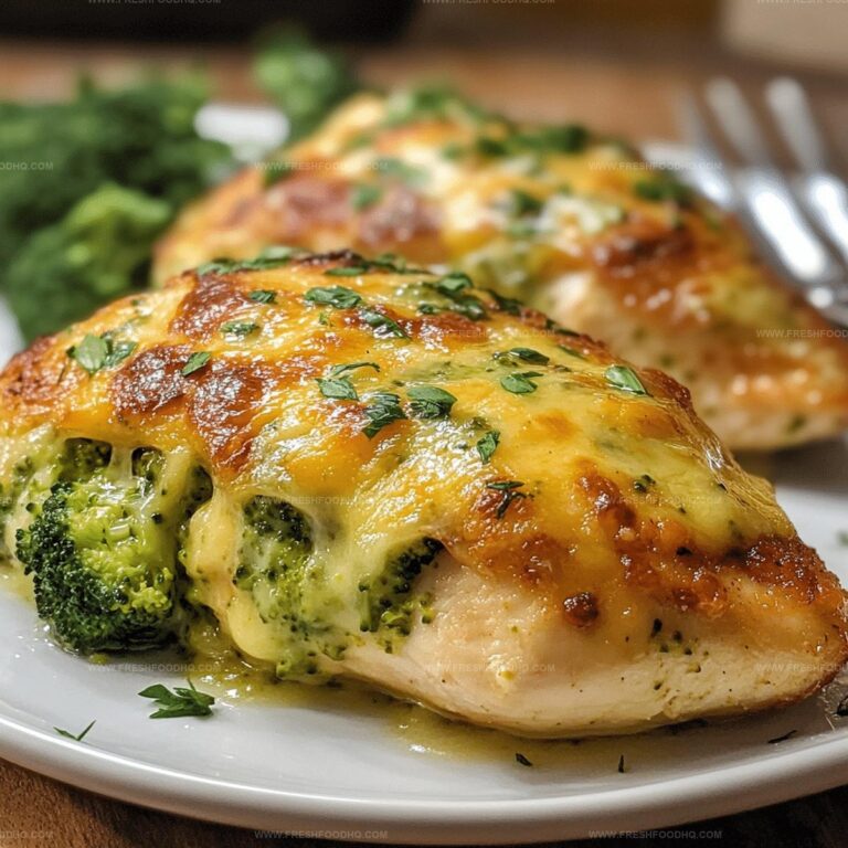 Broccoli Cheddar Stuffed Chicken Breasts Recipe