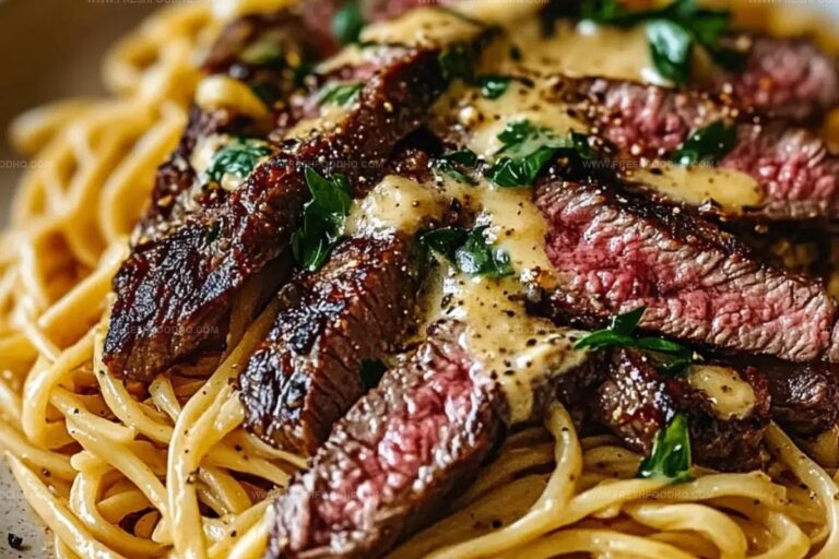 Garlic Butter Steak Lightning Noodles Recipe