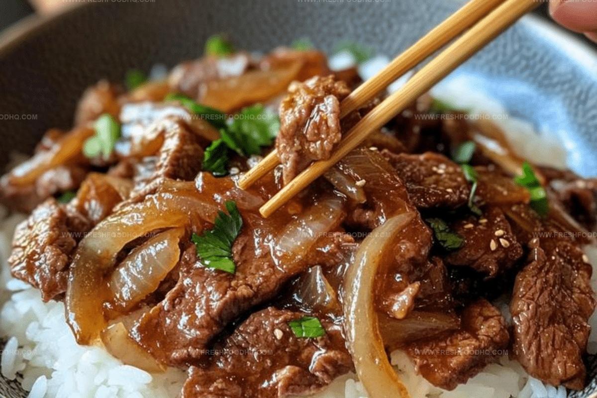 Bold Chinese Beef and Onion Stir-Fry Recipe