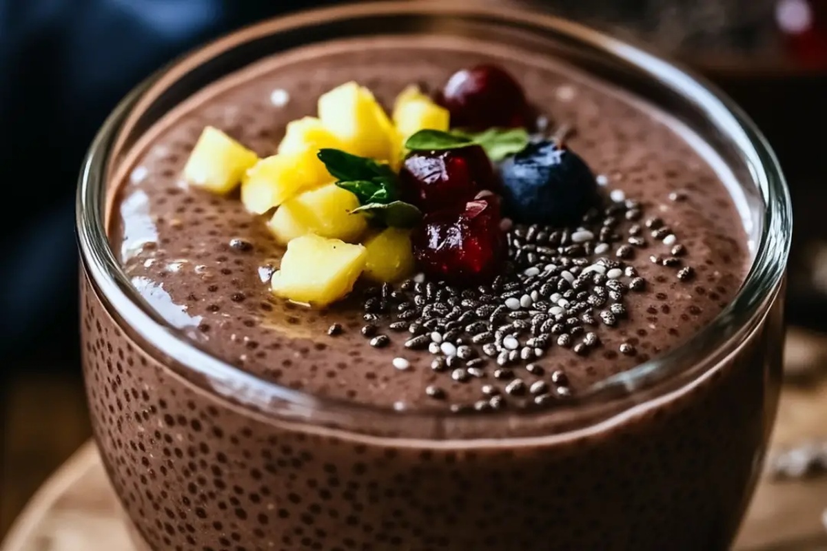 Creamy Chocolate Chia Pudding Recipe