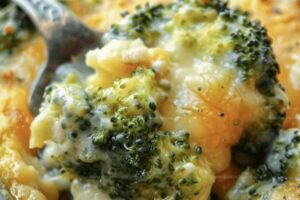 Cheesy Broccoli Bake Recipe
