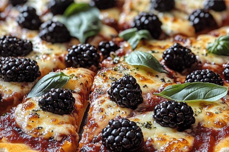 Blackberry, Basil & Ricotta Pizza Recipe