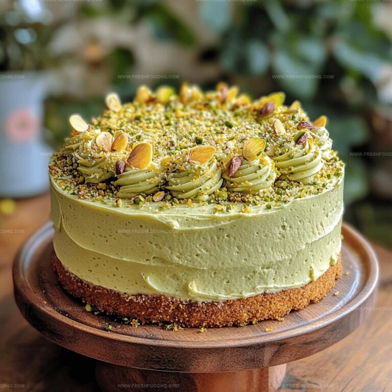 Lemon Pistachio Cake with Lovely Lemon Frosting Recipe