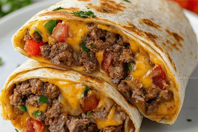 Nacho Cheese Beef Wrap Recipe