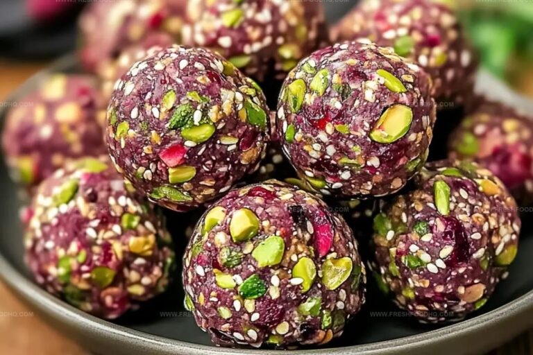 Cranberry Pistachio Energy Bites Recipe