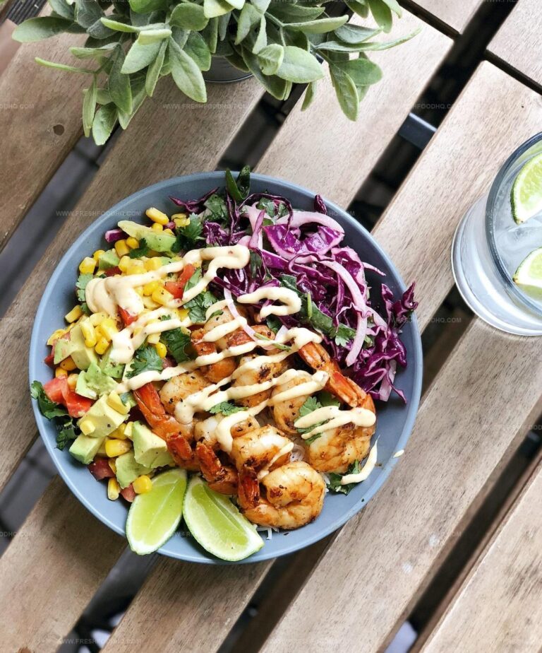 Grilled Shrimp Avocado Salad Recipe