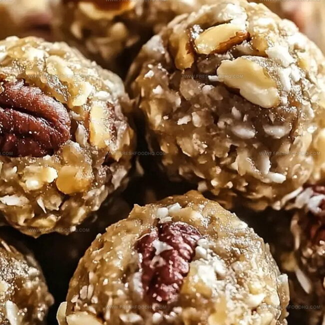 Pecan Cookie Balls: Bite-Sized Nutty Goodness