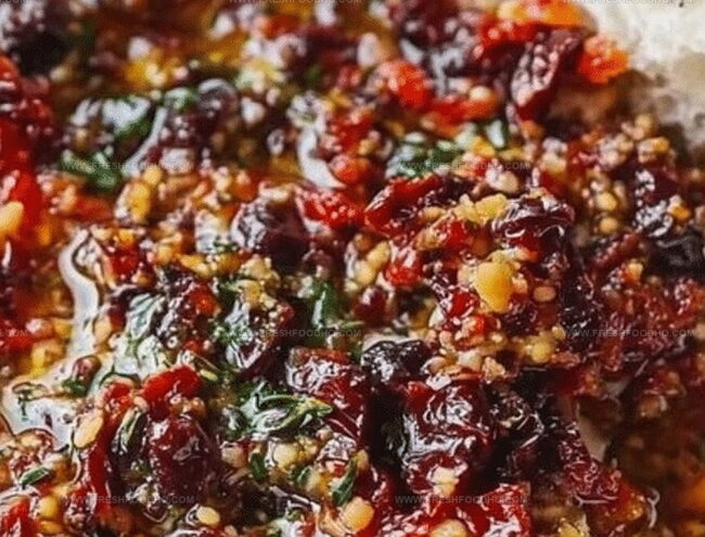 Step-by-Step Preparation for Mediterranean Olive Oil Dip