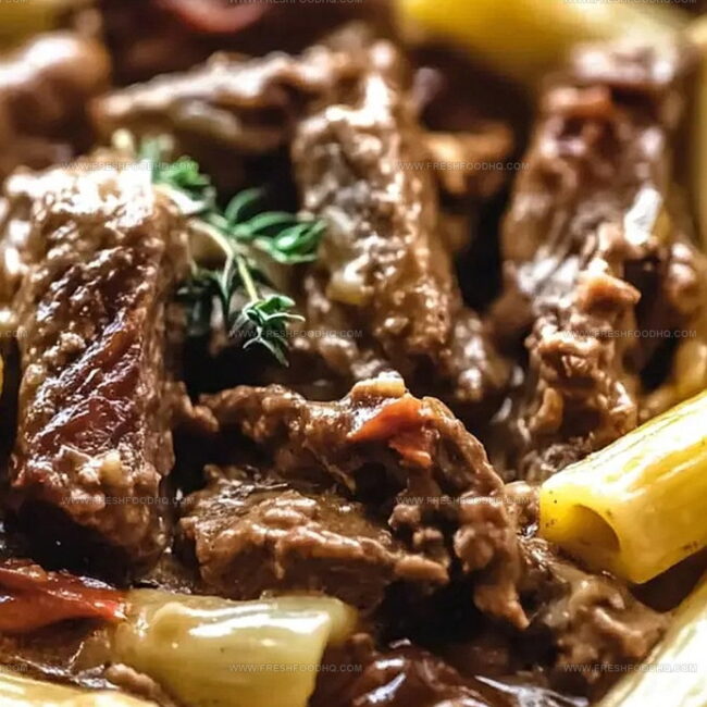 Creamy Slow Cooker Beef Pasta Dreams