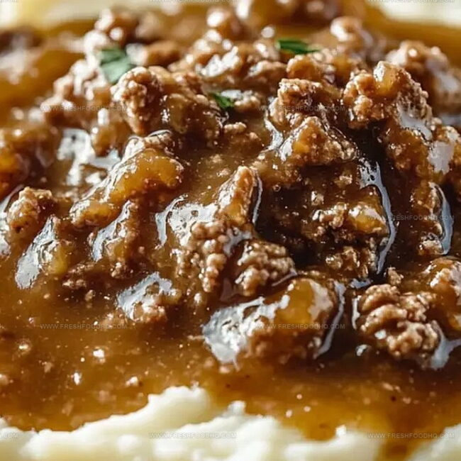 Why Ground Beef and Gravy Over Mashed Potatoes Is Comfort Food