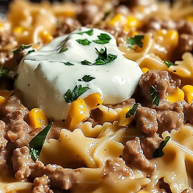 Reasons to Love Creamy Ranch Beef Bowtie Skillet