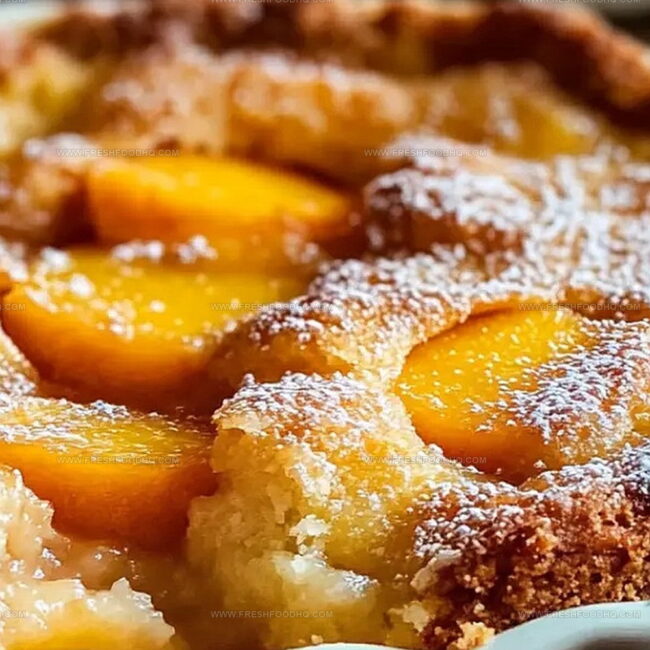 Peach Dump Cake That Bursts with Sweetness