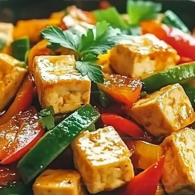 Tofu and Veggie Delight Packed With Fresh Goodness