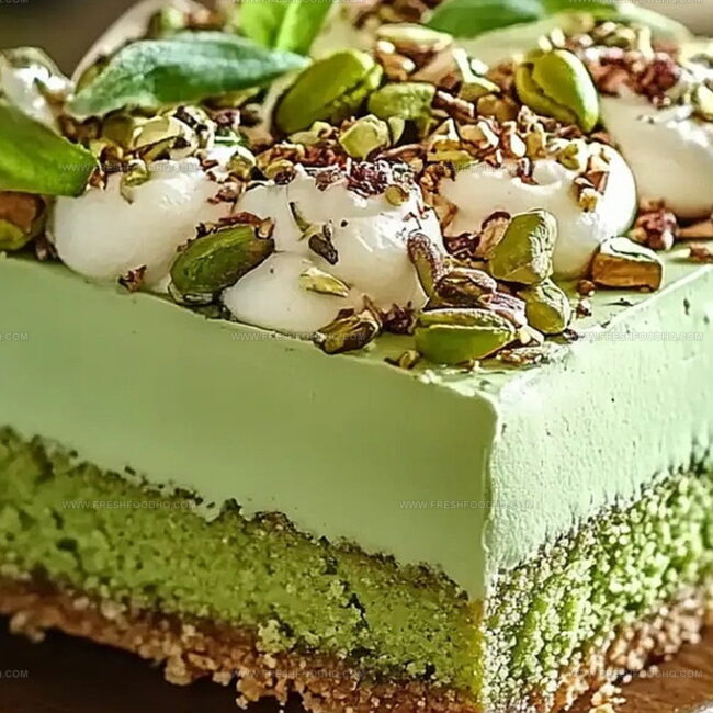 Elegant and Nutty: Pistachio Cream Cake Essentials