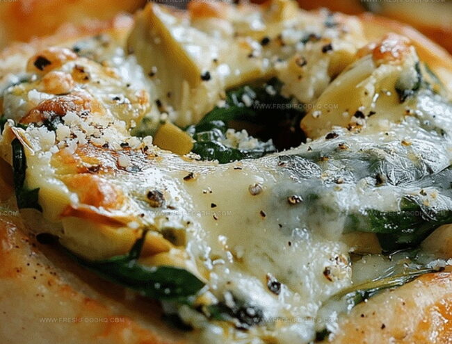 How to Make Artichoke Spinach Bagel Bites