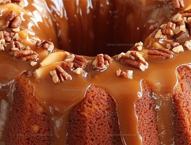 How To Bake Apple Harvest Pound Cake With Caramel Glaze