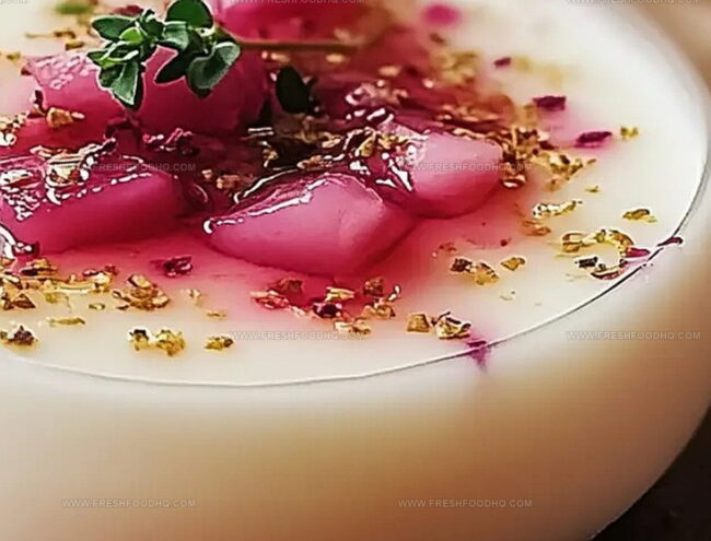 Tips for Perfectly Set Litchi Rose Panna Cotta