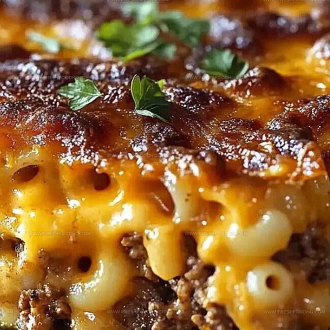 Mac and Cheese-Stuffed Meatloaf Casserole To Impress