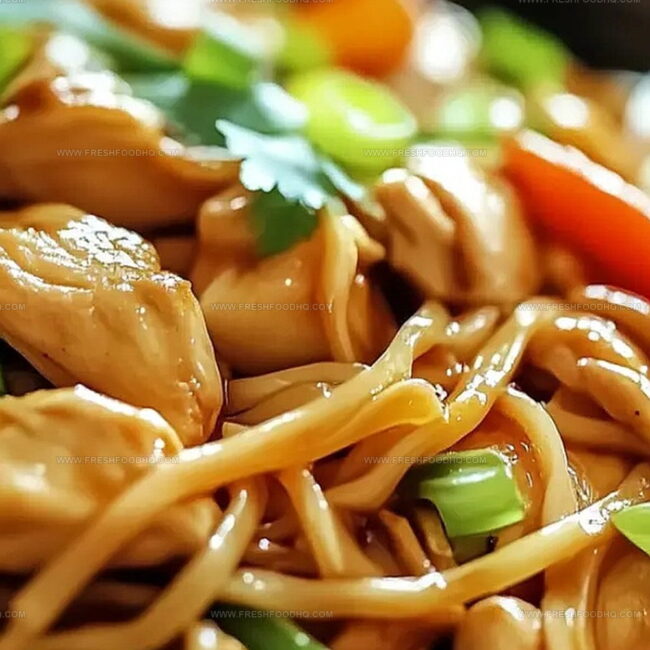 Chicken Chow Mein with Signature Ultimate Sauce