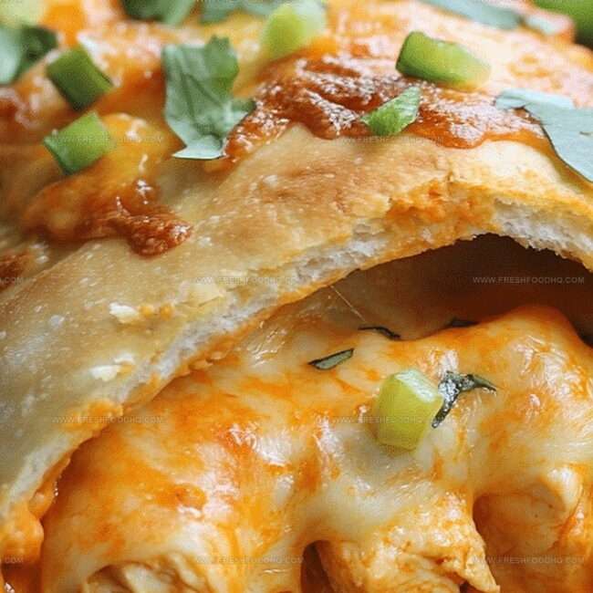 Cheesy Buffalo Chicken Strombolis That Bring The Heat