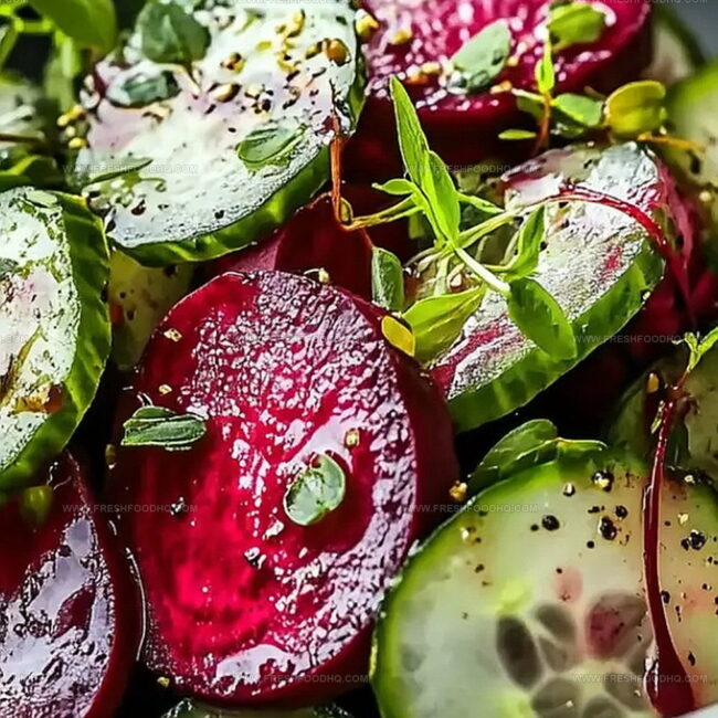 Refresh and Revive: Crisp Cucumber and Beetroot Salad