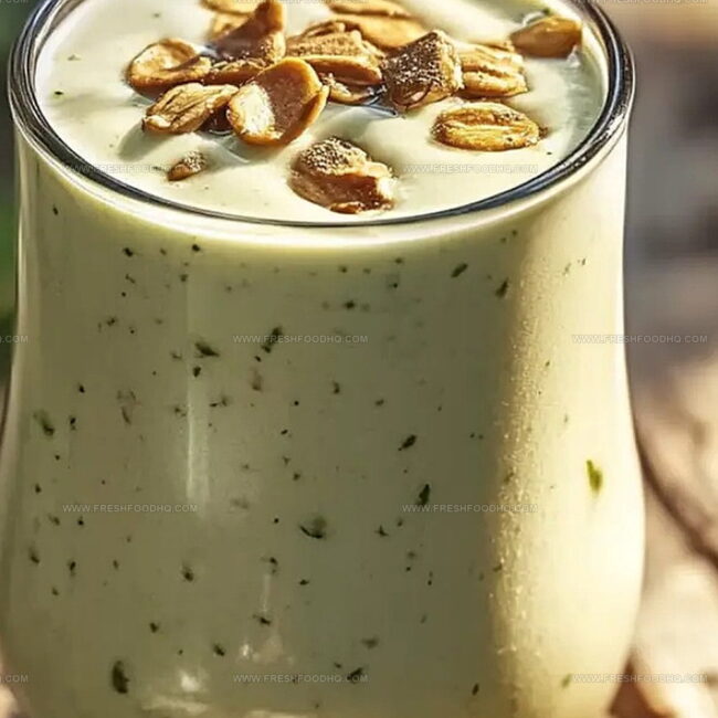 Green Energy Protein Smoothie Full of Vital Nutrients