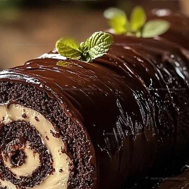 Chocolate Cake Roll: Classic Elegance on a Plate