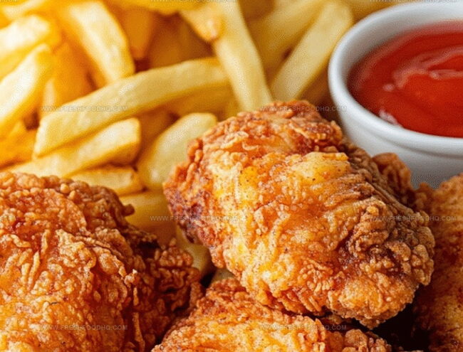 How To Make Crispy Chicken Tenders With Fries