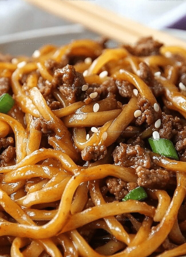 Taste Tweaks For Mongolian Ground Beef Noodles