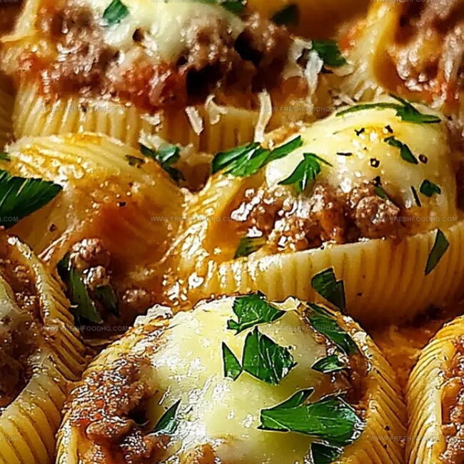 Creamy Ricotta Beef Stuffed Shells Pasta: A Comfort Feast