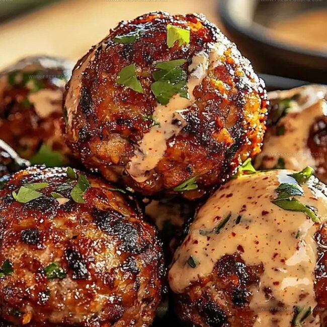 Korean BBQ Meatballs with Spicy Mayo Dip: Bold Flavor Bombs