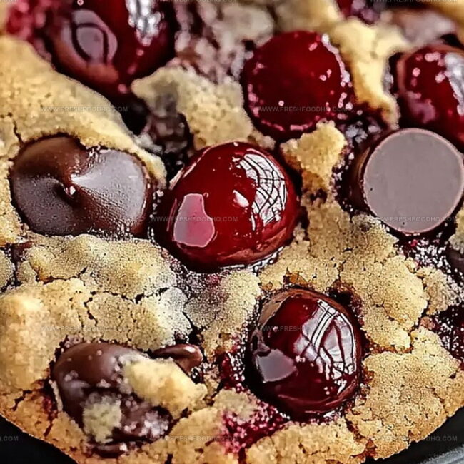 Maraschino Cherry Chocolate Chip Cookies: Sweet Cherry Bliss