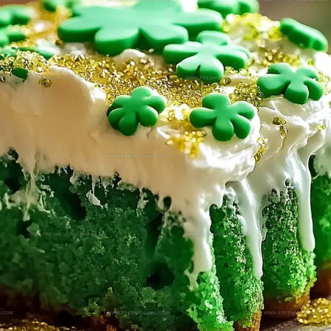 Shamrock Delight Poke Cake That Celebrates Every Bite